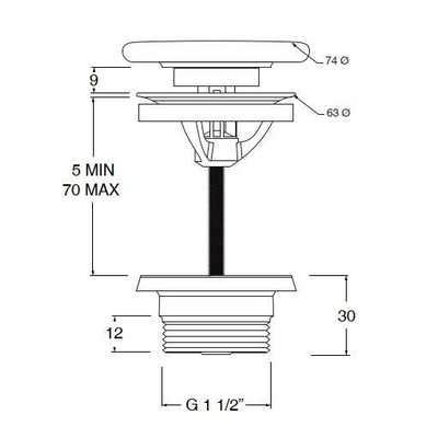 Xenz Always open Plug - Zand mat