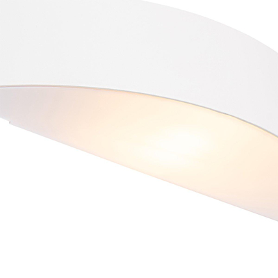 QAZQA Caz Applique murale set - 1 lampe - 36cm - y compris ampoule led dimmable - IP44 - Blanc
