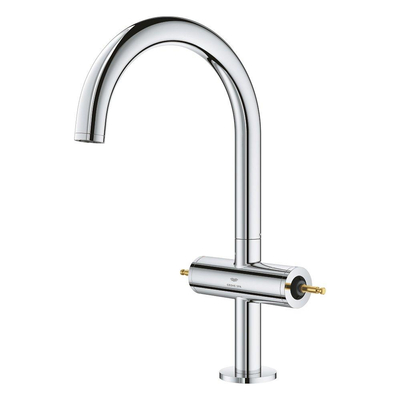 Grohe Atrio private collection L-size wastafelmengkraan z/grepen chroom