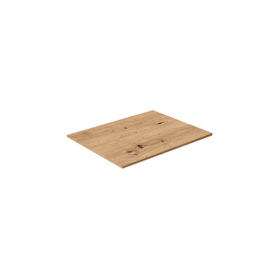 Saniclass Tops Plan de toilette - 60x46x1.6cm - angles droits - chêne rustique