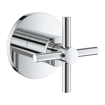 Grohe Atrio Inbouwthermostaat - 1 knop - stopkraan - met kruisgreep - chroom