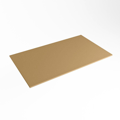 Mondiaz TOP 23 Plan sous vasque - 70x23.5x0.9cm - compatible comme plan de meuble - solid surface - Oro