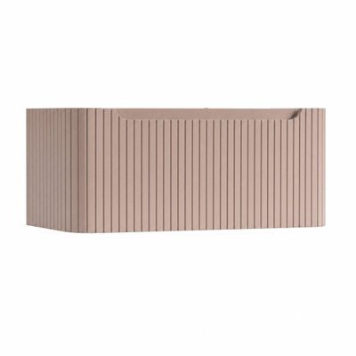 H&R Badmeubelen Juice Wastafelonderkast - 100x45x40cm - afgeronde hoeken - 3D-front - 1 lade - geïntegreerde greep - strawberry