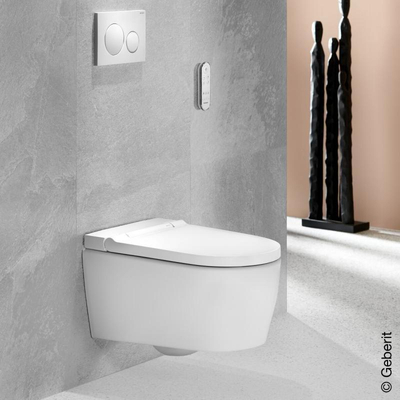 Geberit Aquaclean sela WC lavant - 37.5x56.5cm - avec siège à fermeture amortie - blanc alpin mat