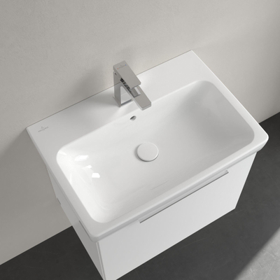 Villeroy & Boch Architectura Wastafel - 44.5x65cm - met kraangat - White Alpine (glans wit)