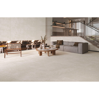 Modano Navaro Carrelage sol et mur - 60x60cm - 9mm - rectifié - Crème mat