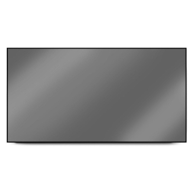 Looox Black line Miroir avec éclairage 120x60cm noir
