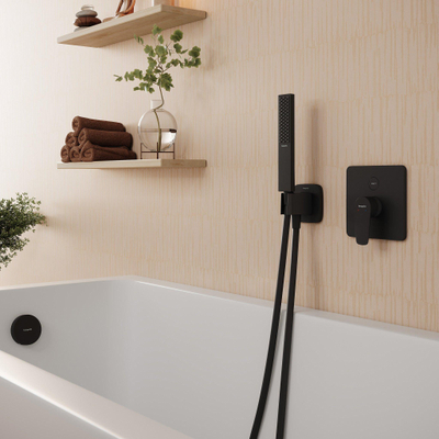 Hansgrohe Talis E douchemengkraan voor iBox Universal 2 mat zwart