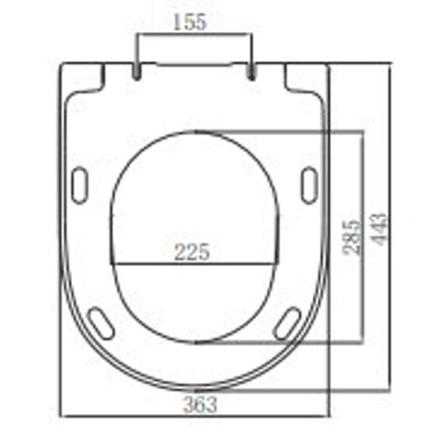 Villeroy & Boch O.novo closetzitting slimseat - met quickrelease en softclose - White Alpine (wit)