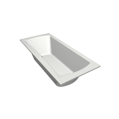 Xenz Robijn ligbad - 180x80cm - met overloop - zonder afvoer - Acryl Wit -licht beschadigd OUTLET UDEN
