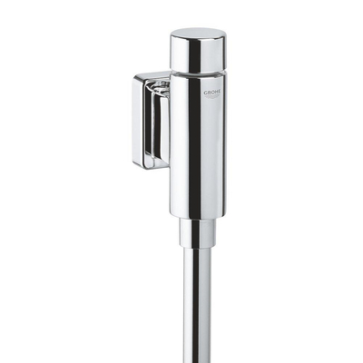 Grohe Rondo Urinoirspoeler - 1/2 inch - met stopkraan, spoelpijp en verbinder - chroom