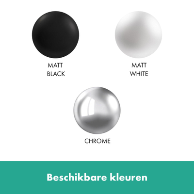 Hansgrohe Pulsify e Doucheset - 100 - 1jet - ecosmart - glijstang 90cm - mat zwart