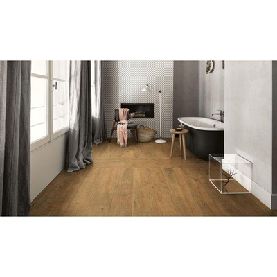ÉCHANTILLON Marazzi Treverk Dear Carrelage de sol et mural 25x150cm 10.5mm rectifié R10 porcellanato Naturel