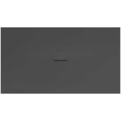 Villeroy & Boch Squaro infinity douchebak - 180x100x4cm - Anthracite (grijs)