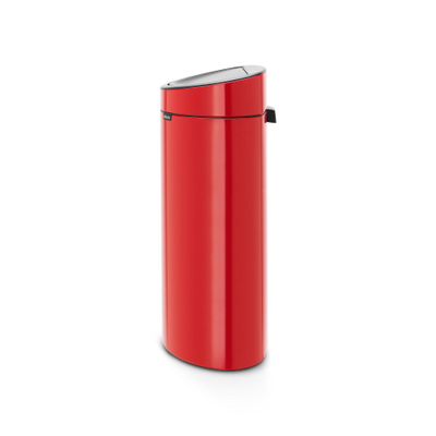 Brabantia Touch Bin Afvalemmer - 40 liter - kunststof binnenemmer - passion red