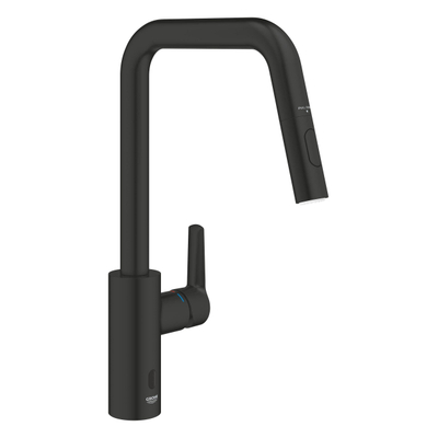 Grohe Start Keukenmengkraan - hoge uitloop - infrarood - matte black (mat zwart)