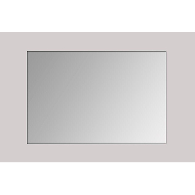 Saniclass Alu Miroir 99x70x2.5cm rectangulaire sans éclairage aluminium SECOND CHOIX