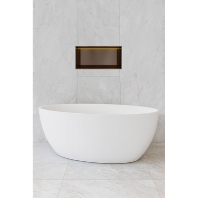 Hotbath &MORE Boîte encastrée ou niche encastrée - 30x60x10 - avec LED IP44 - Tuscan bronze