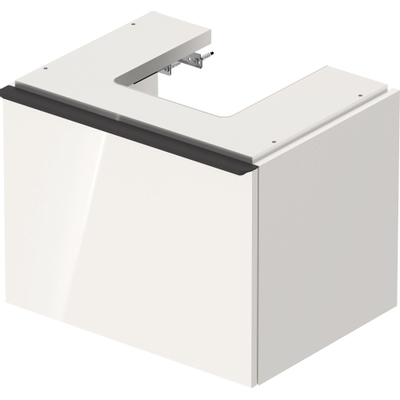 Duravit D-neo Meuble sous vasque 58.4x44.2x44cm 1 tiroir Blanc haute brillance