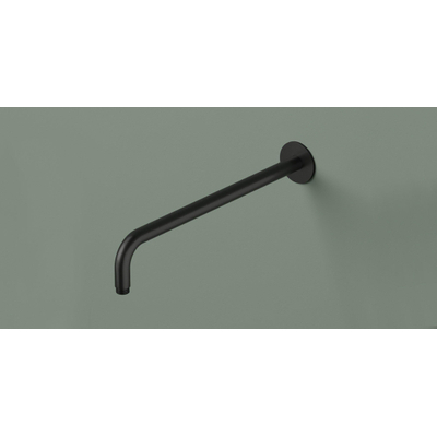 Hotbath Ace Wandarm - wand - 42cm - PVD - zwart geborsteld