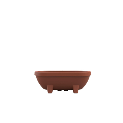 Gardentub Baignoire îlot (extérieur) - 194x94x66cm - synthétique - compatible à l'extérieur - terracotta mat