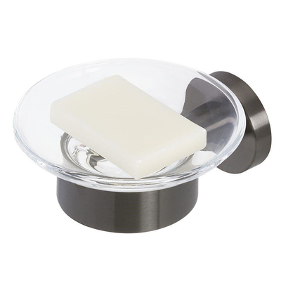 Geesa Nemox Porte-savon Métal noir brossé