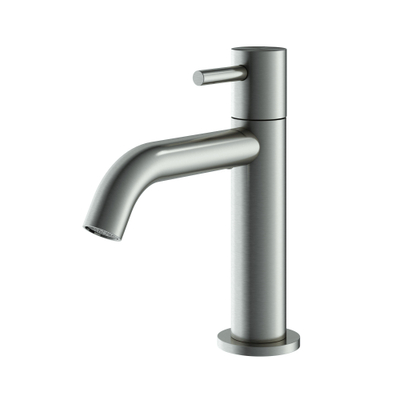 Hotbath Archie Robinet de lavabo sur plage - saillie 12cm - inox