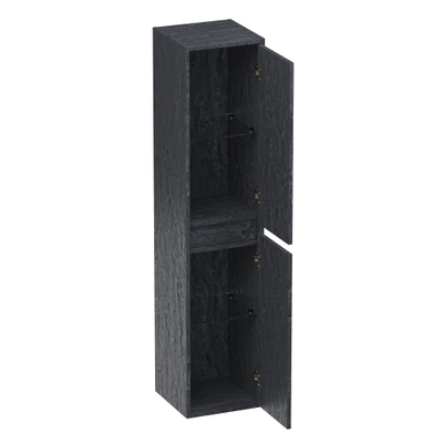 BRAUER Adore armoire de salle de bains - 160x35x35cm - avec 2 portes sans poignées ouvrant à gauche ou à droite Damascus