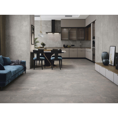 SAMPLE Terravito Unicoa vloertegel - 120x120cm - 9mm - gerectificeerd - Grijs