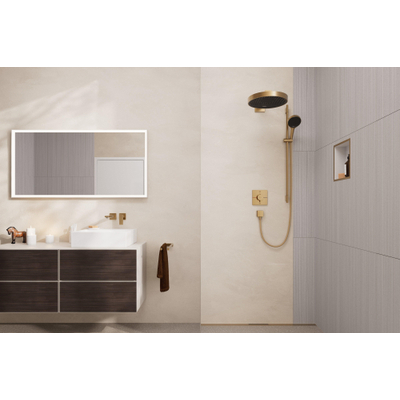 Hansgrohe RainFinity Hoofddouche 36cm - zonder arm - geborsteld brons