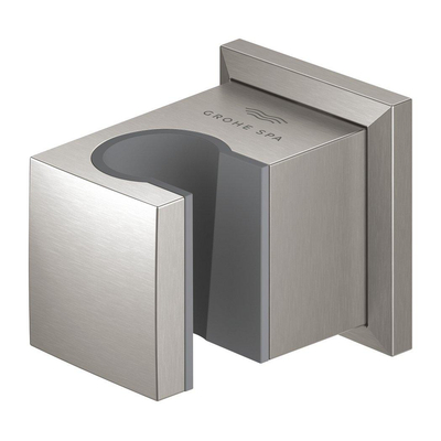 GROHE Allure Brilliant Handdouchehouder - niet verstelbaar - vierkante rozet - supersteel