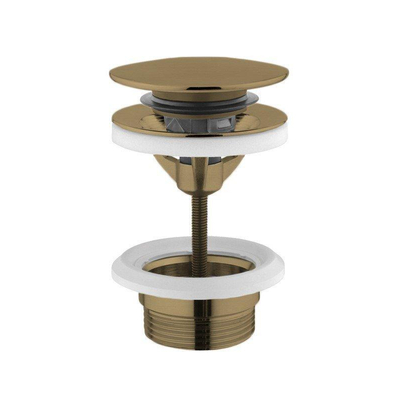 Crosswater MPRO Klikwaste - 1/4" - geborsteld messing (goud)