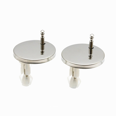 QeramiQ Parte Bevestigingsset - voor toiletzitting QeramiQ Dely (Swirl) - chroom