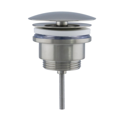 FugaFlow Eccelente Sobrado Badkamer afvoerplug always open PVD Geborsteld RVS