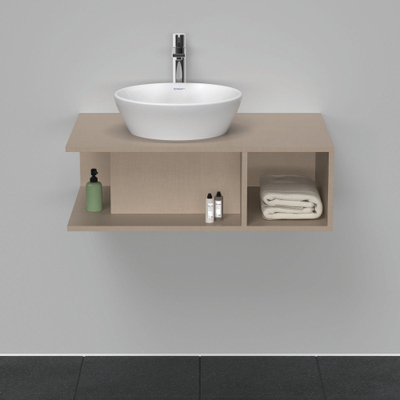 Duravit D-neo Meuble sous vasque 80x55x26cm sans tiroir Lin mat