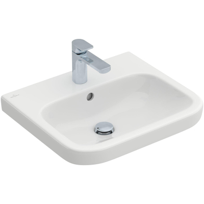 Villeroy & Boch Architectura lavabo - dessous rectifié 55x47cm - avec trou de robinetterie avec trop-plein blanc