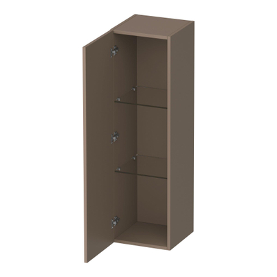 BRAUER Trust badkamerkast - 120x35x35cm - excl. opbouwgreep met 1 deur links- of rechtsdraaiend mat mokka