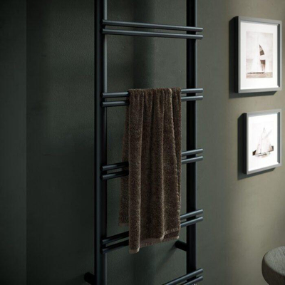 Instamat Emma Radiateur électrique 159,2x50cm Incl. consoles murales Noir mat