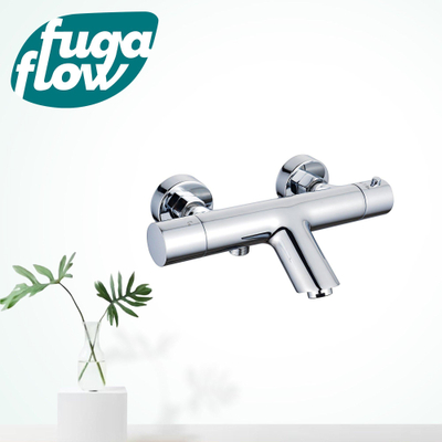 FugaFlow Eccelente Sobrado Badkamer Thermostatische Badkraan - Chroom - Black Friday -