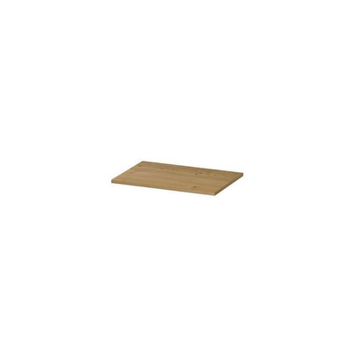 INK Topdeck Wastafelblad - 60x40x2cm - tbv onderkast - MDF - Fineer Natur