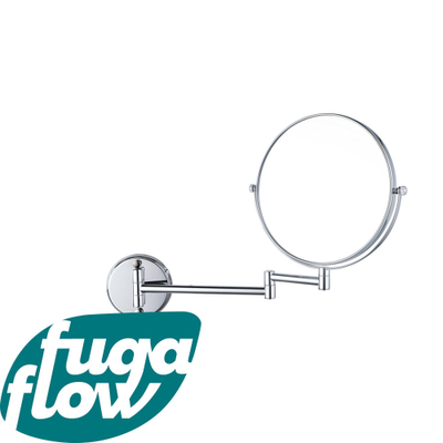 Fugaflow miroir de maquillage - 20cm - rond - chrome