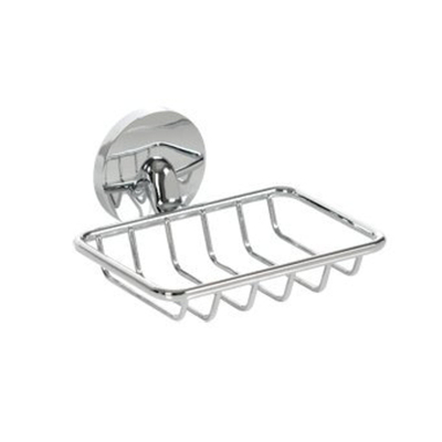 HCK porte-savon modèle en fil chromé