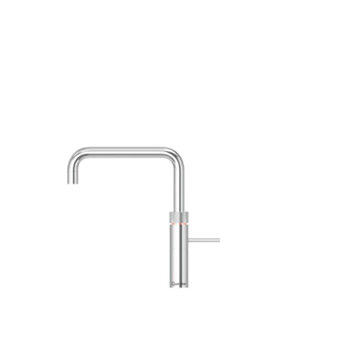 Quooker BE Fusion Square robinet d''eau bouillante - bec pivotant - réservoir Combi+ - Eau chaude / bouillante - Chrome
