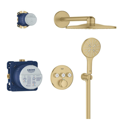 Grohe Grohtherm smartcontrol Perfect showerset cool sunrise geborsteld