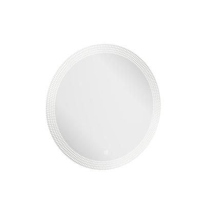 Crosswater Canvass spiegel - 70x70cm - LED - rond