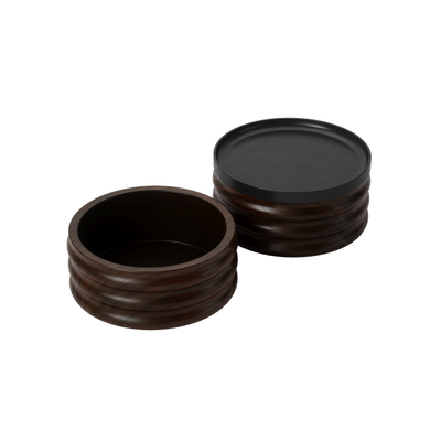 Umbra Tesora Boîte à bijoux - 13x13x12cm - noir/noyer