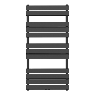 Belrad Radiateur sèche-serviettes - raccordement central - 1200X600mm - Noir