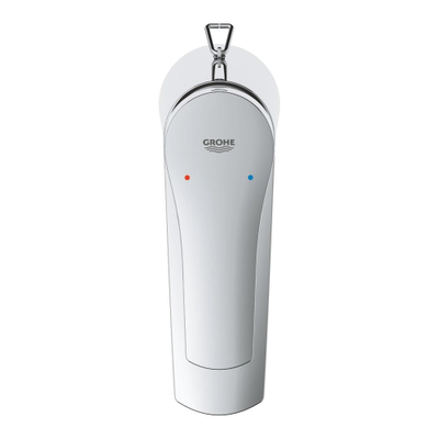 GROHE Eurosmart waterbesparende wastafelkraan s-size met ketting chroom