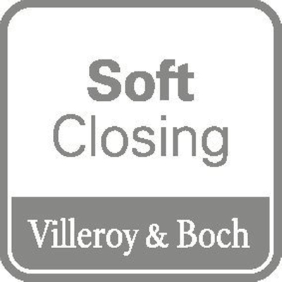 Villeroy & Boch Architectura closetzitting XL met deksel met softclose wit TWEEDEKANS