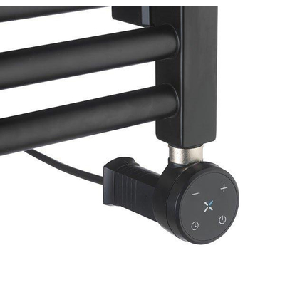 Crosswater MPRO Radiateur sèche-serviettes électrique - 115x50cm - 400 Watt - noir mat